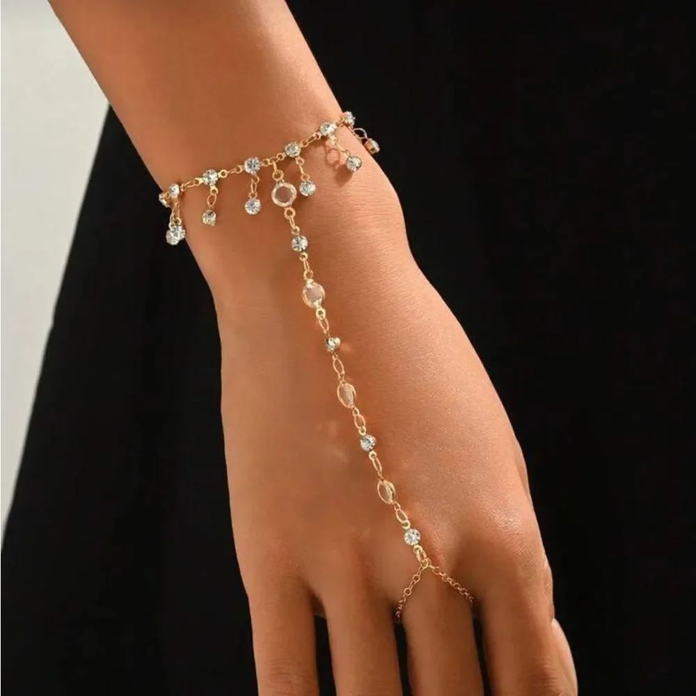 Crystal Hand Chain Bracelet M1753